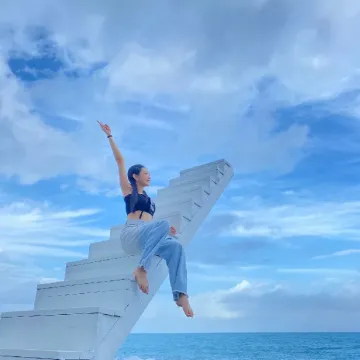 猛哥花蓮沙灘車-花蓮天空之鏡-味全啦啦隊女孩小娃