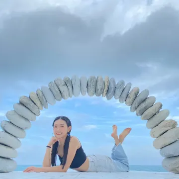 猛哥花蓮沙灘車-花蓮天空之鏡-味全啦啦隊女孩小娃