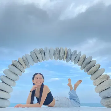 猛哥花蓮沙灘車-花蓮天空之鏡-味全啦啦隊女孩小娃