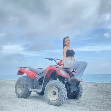 猛哥花蓮沙灘車-花蓮天空之鏡-味全啦啦隊女孩小娃