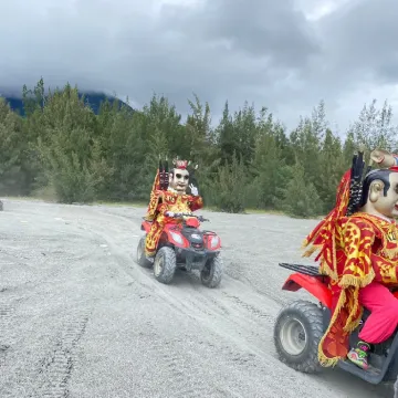 猛哥花蓮沙灘車-花蓮天空之鏡-電音三太子有玩有保佑駕到